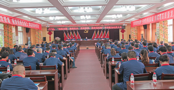 公司召開“違規(guī)決策、違規(guī)投資、違規(guī)擔(dān)保、違規(guī)招投標(biāo)”專項整治動員大會
